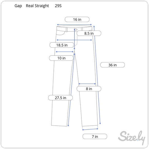 Dark Wash “Real Straight” Jeans { Gap } - Picture 11 of 11
